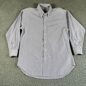 Carroll & Co Beverly‎ Hills Shirt Mens 15.5 32 Striped Button Down Made In USA
